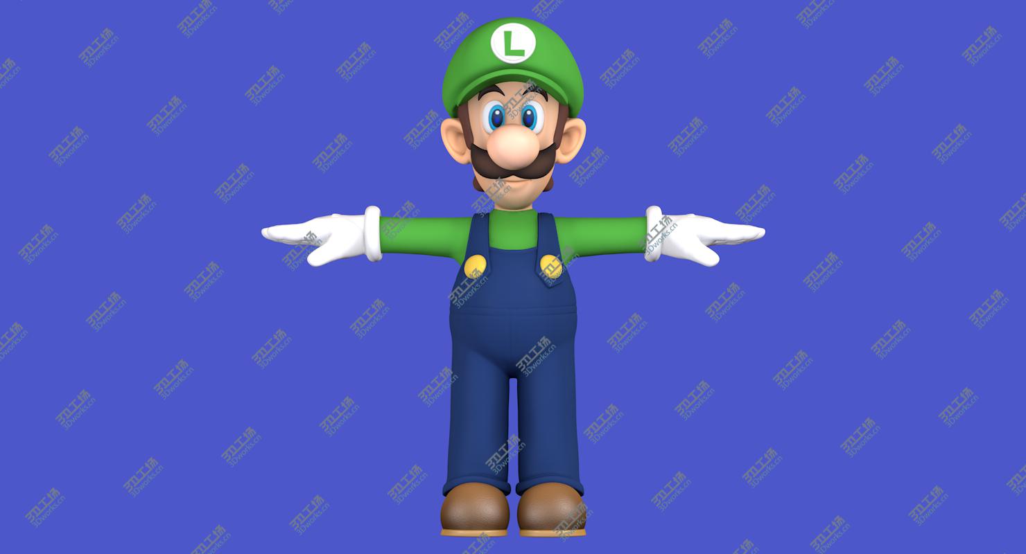 images/goods_img/202104091/Luigi  Standart Kart Mario Kart  Assets 3D model/3.jpg
